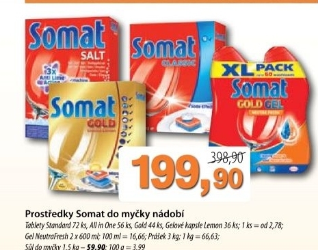 Tablety do mycky standard somat