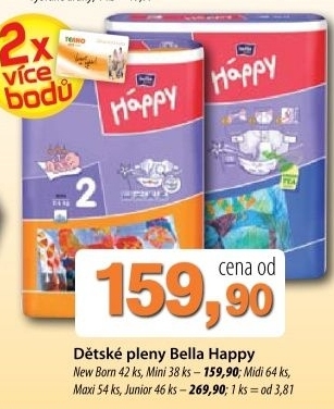 Pleny detske happy bella