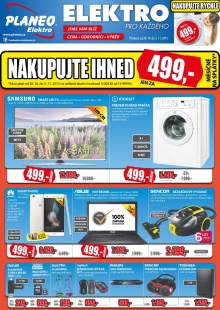 akční leták Planeo Elektro 28.10.2015-3.11.2015