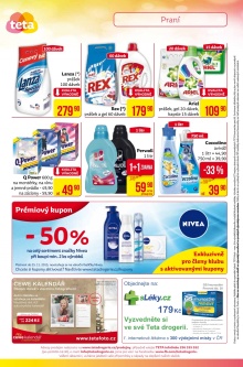akční leták Teta drogerie 29.10.2015-7.11.2015