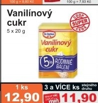 Cukr vanilinovy dr oetker