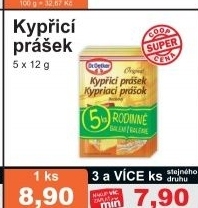 Prasek kyprici dr oetker