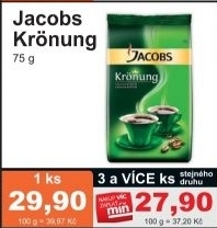 Kava mleta kronung jacobs