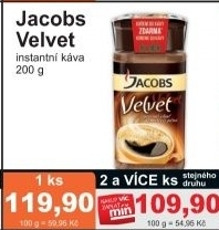 Kava instantni velvet jacobs