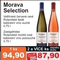 Vino veltlinske cervene morava selection zamecke vinarstvi bzenec kabinetni