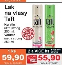 Lak na vlasy taft schwarzkopf