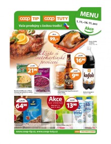 akční leták COOP 1.11.2015-14.11.2015