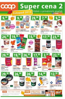 akční leták COOP 1.11.2015-14.11.2015
