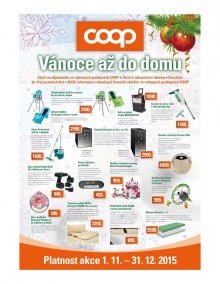akční leták COOP 1.11.2015-14.11.2015