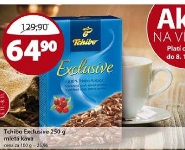 Kava mleta exclusive tchibo