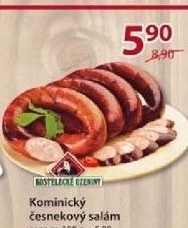 Salam kominicky cesnekovy toceny kostelecke uzeniny