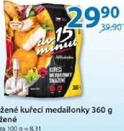 Medailonky kureci smazene vodnanske kure