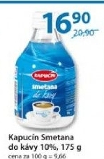 Smetana do kavy kapucin