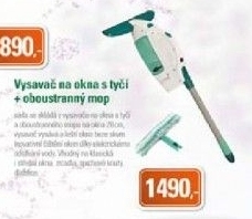 Vysavac na okna oboustranny mop leifheit