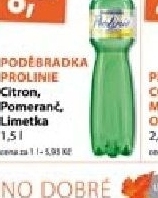 Voda ochucena prolinie podebradka