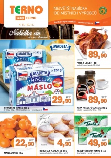 akční leták COOP 4.11.2015-10.11.2015