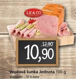 Sunka veprova jednota le co