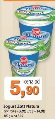 Jogurt bily natura zott
