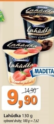 Dezert lahudka madeta