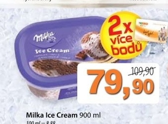 Zmrzlina ve vanicce milka