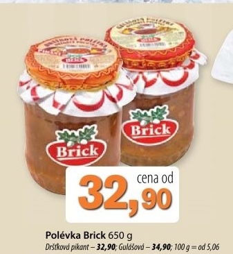 Polevka drstkova brick