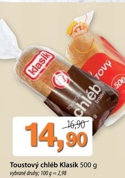Chleb toustovy coop klasik