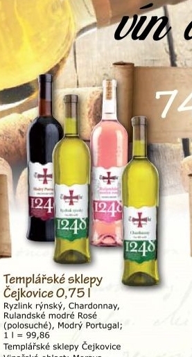 Vino ryzlink rynsky templarske sklepy cejkovice
