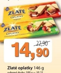 Oplatky zlate opavia