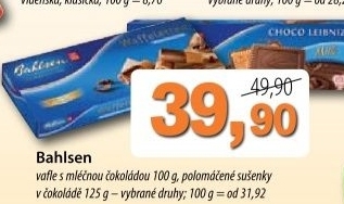 Susenky vafle bahlsen