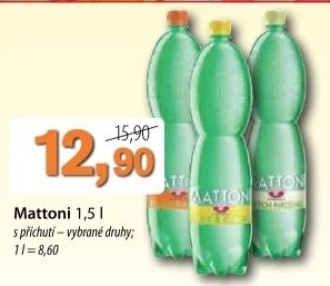 Voda ochucena mattoni