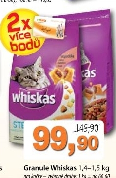 Granule pro kocky whiskas