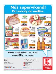 akční leták Kaufland 5.11.2015-11.11.2015
