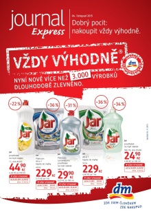 akční leták dm drogerie 4.11.2015-30.11.2015