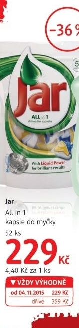 Kapsle do mycky all in 1 jar