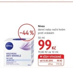 Krem pletovy proti vraskam nivea