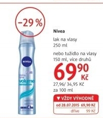 Lak na vlasy nivea