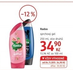 Sprchovy gel radox