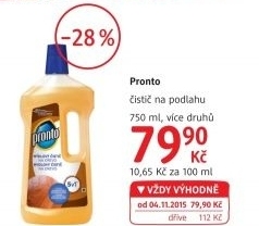 Cistic na podlahy pronto