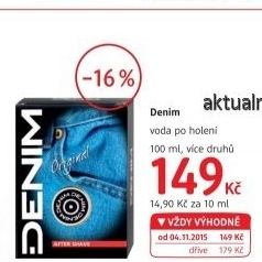 Voda po holeni denim