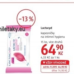 Ubrousky pro intimni hygienu lactacyd pharma