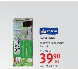 Kapesnicky papirove soft sicher