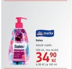 Mydlo tekute balea