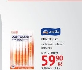 Kartacky mezizubni dontodent
