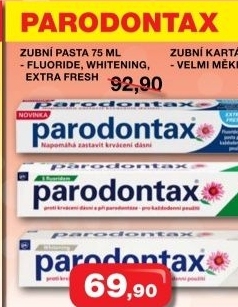 Pasta na zuby fluoride parodontax