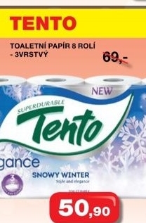 Toaletni papir 3vrstvy tento