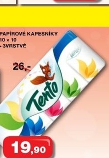 Kapesnicky papirove 3vrstve tento
