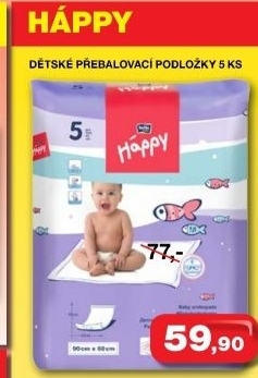 Podlozky prebalovaci happy bella