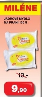 Mydlo na prani jadrove milene