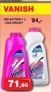 Odstranovac skvrn gelovy oxi action vanish