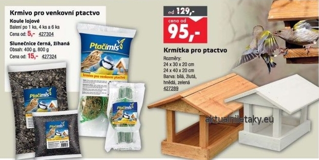 Krmítka pro venkovní ptactvo